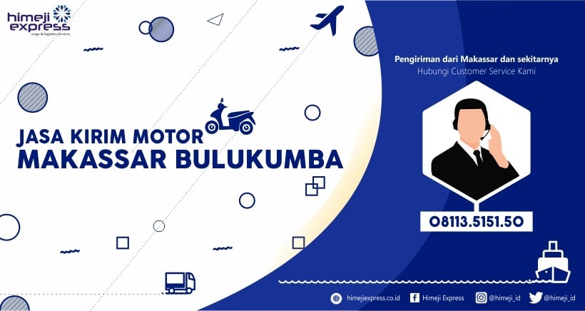 Jasa Kirim Motor Makassar Bulukumba yang Aman