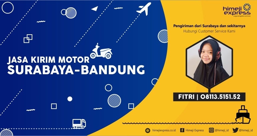 Jasa Pengiriman Motor Surabaya Bandung yang Murah