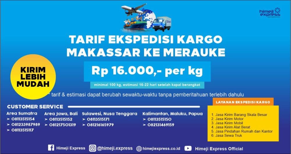 Ekspedisi Makassar ke Merauke