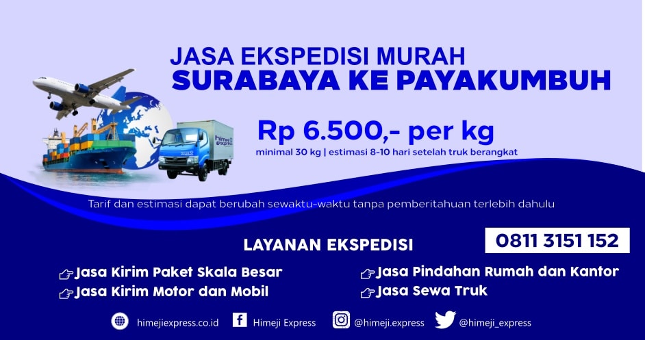 Jasa_Ekspedisi_Surabaya_ke_Payakumbuh