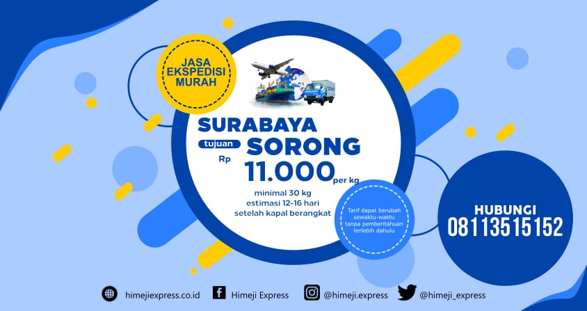 Jasa_Ekspedisi_Surabaya_ke_Sorong