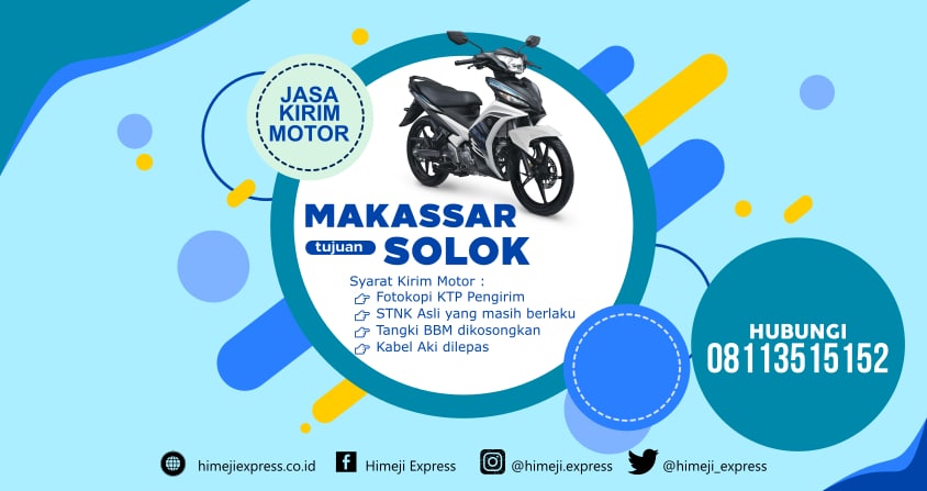 Jasa_Kirim_Motor_Makassar_ke_Solok