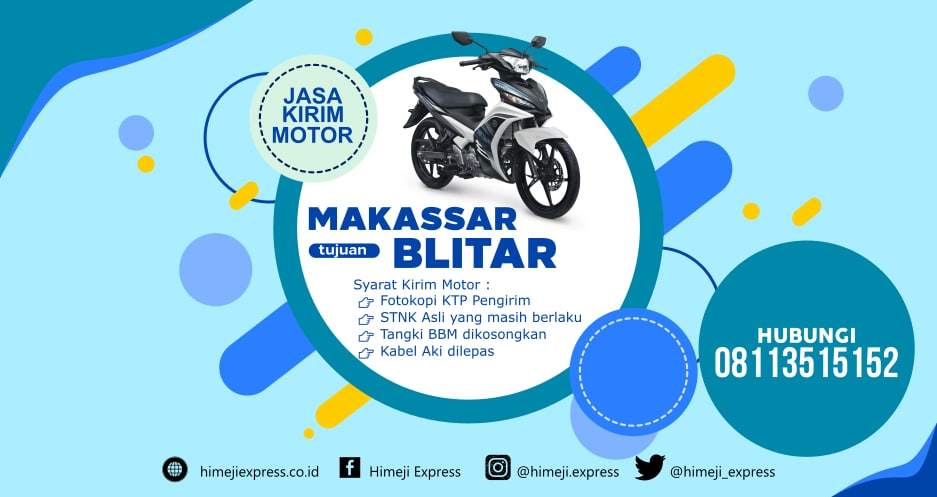 Jasa_Kirim_Motor_Makassar_ke_Blitar