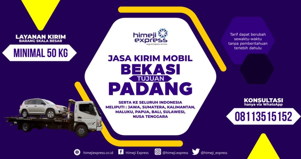 Jasa_Kirim_Mobil_Bekasi_ke_Padang