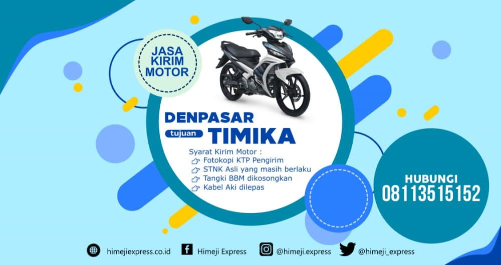 Jasa_Kirim_Motor_Denpasar_ke_Timika