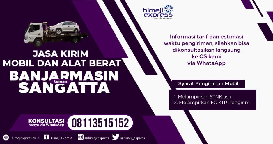 MURAHNYA_Jasa_Kirim_Mobil_Banjarmasin_ke_Sangatta