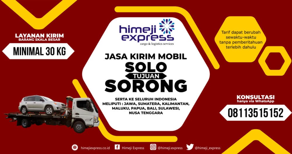 Jasa_Kirim_Mobil_Solo_ke_Sorong