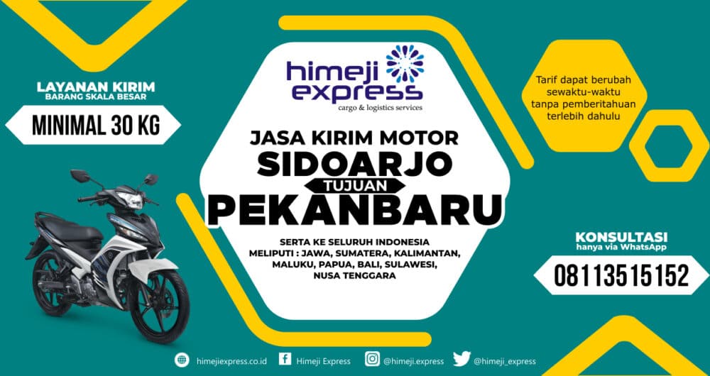 Jasa_Kirim_Motor_Sidoarjo_ke_Pekanbaru